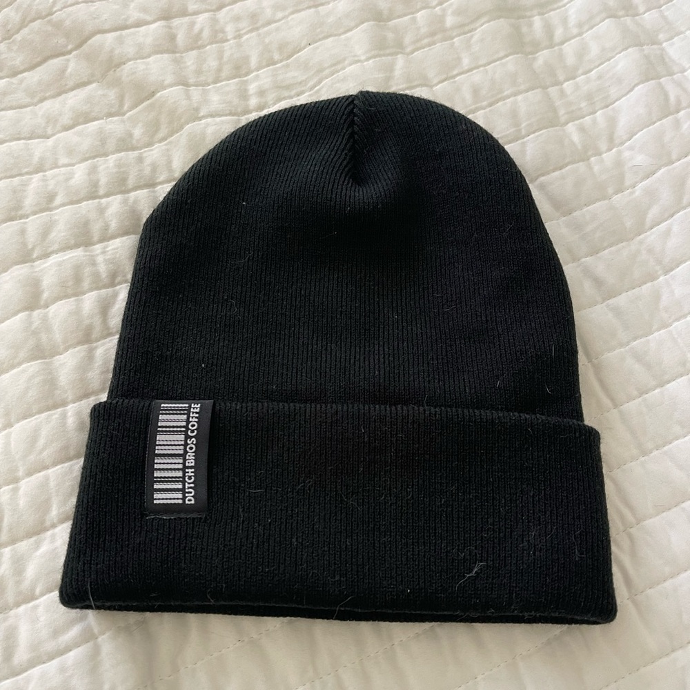 Black Dutch Bros Beanie